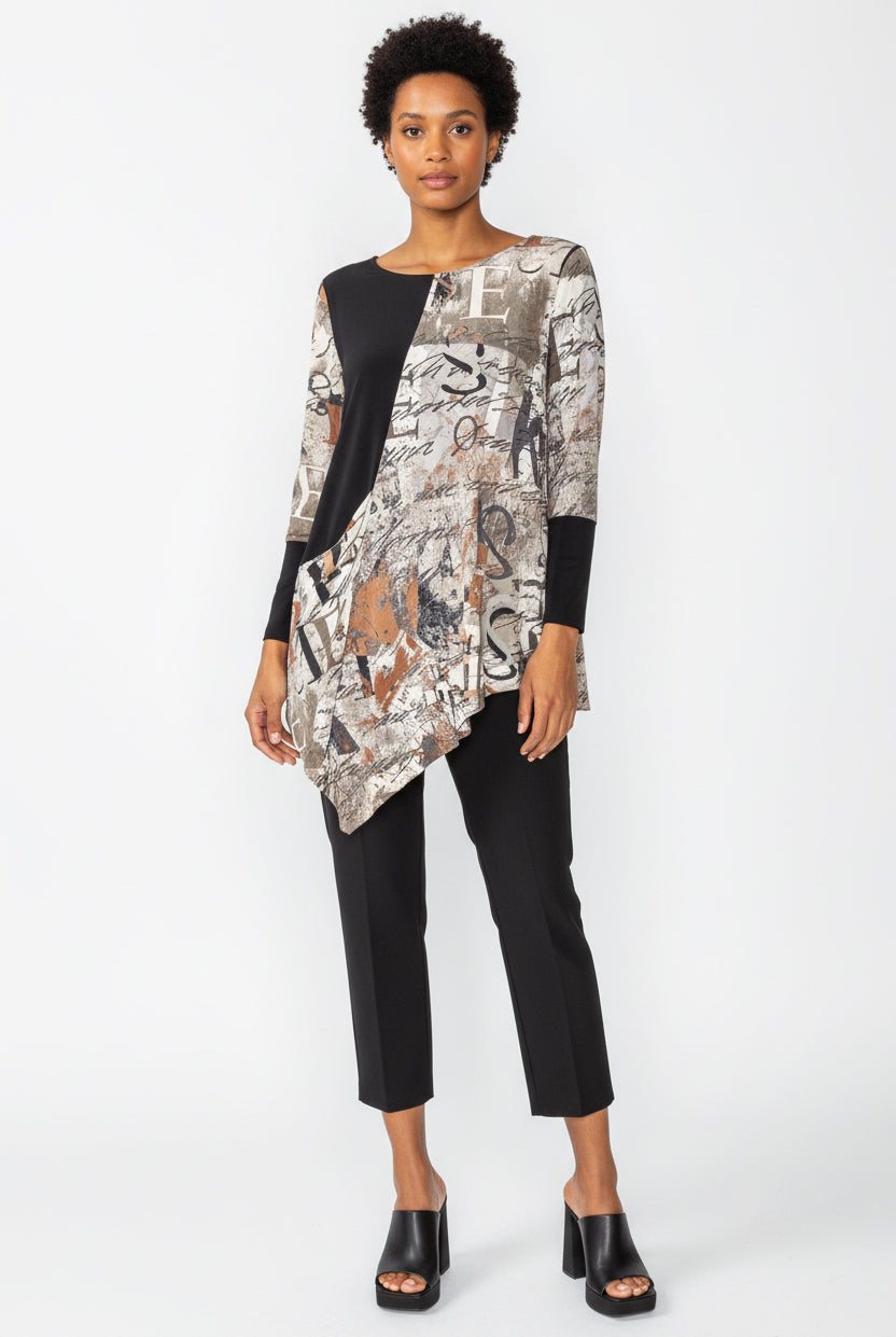 IC Collection Asymmetrical Tunic | Unique Apparel USA