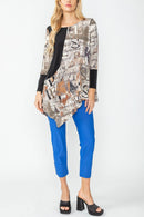 IC Collection French Collection Asymmetrical Tunic-IC-5381T