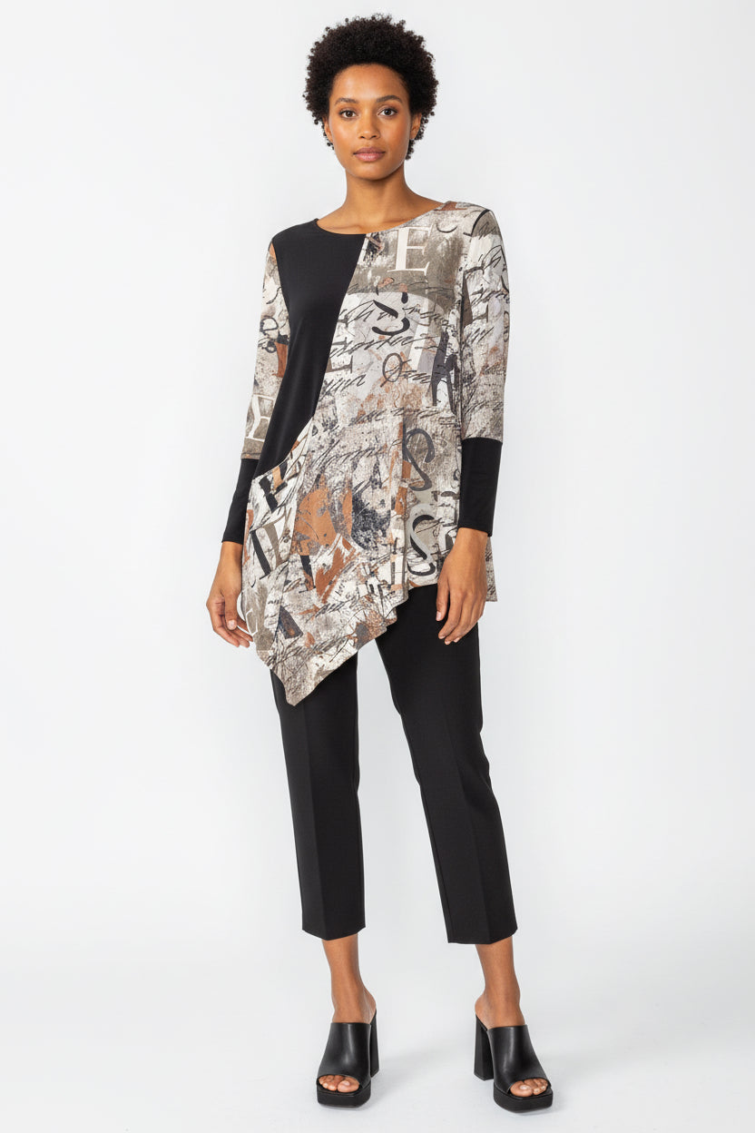 IC Collection Asymmetrical Tunic | Unique Apparel USA