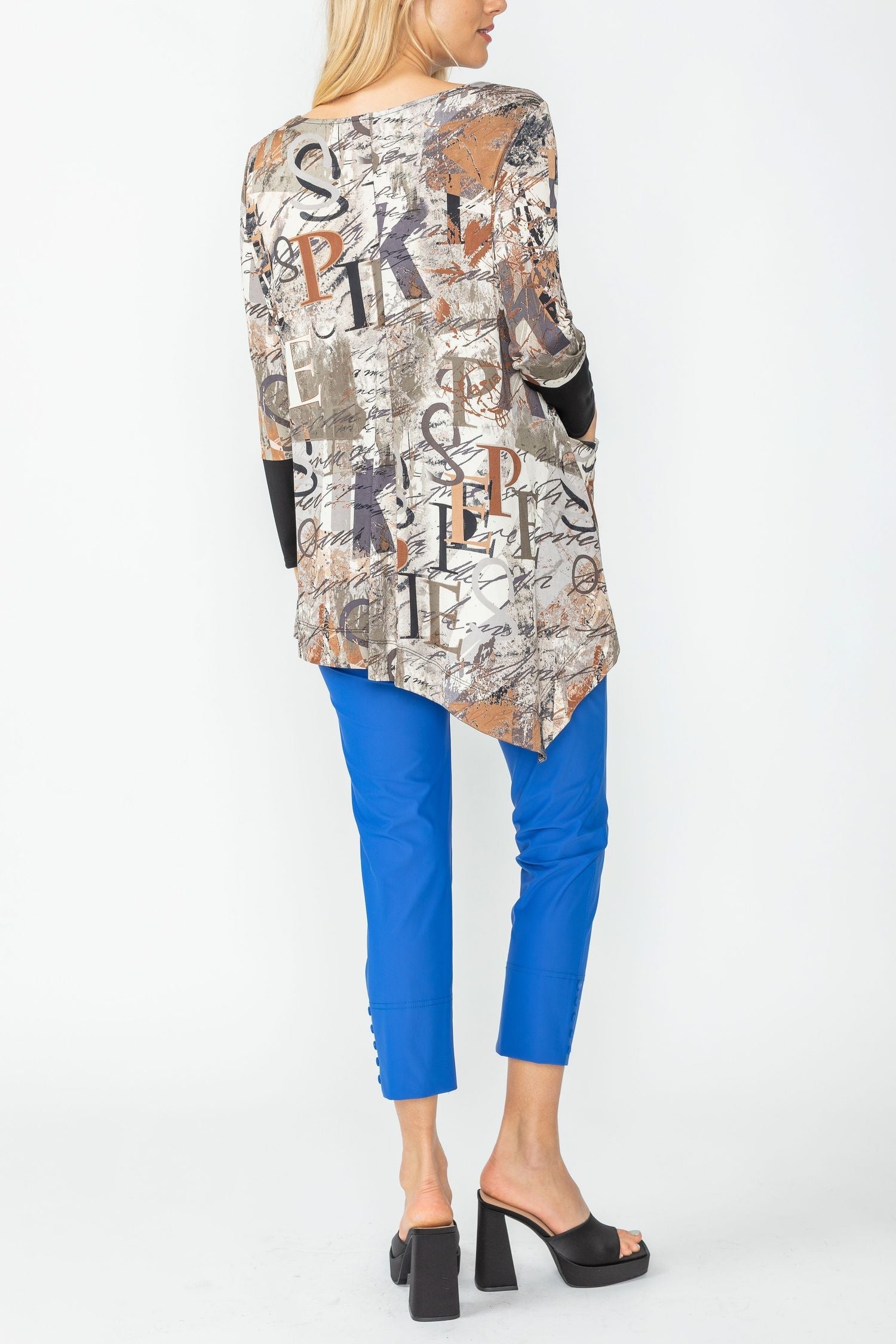 IC Collection French Collection Asymmetrical Tunic-IC-5381T