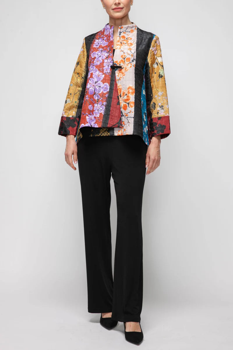 IC Collection Asian Floral Jacket-IC-5450J