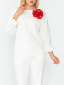 IC Collection Tie Sleeve Tunic-IC-5567T