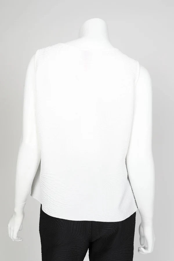 IC Collection Textured Sleeveless Top-IC-5743T