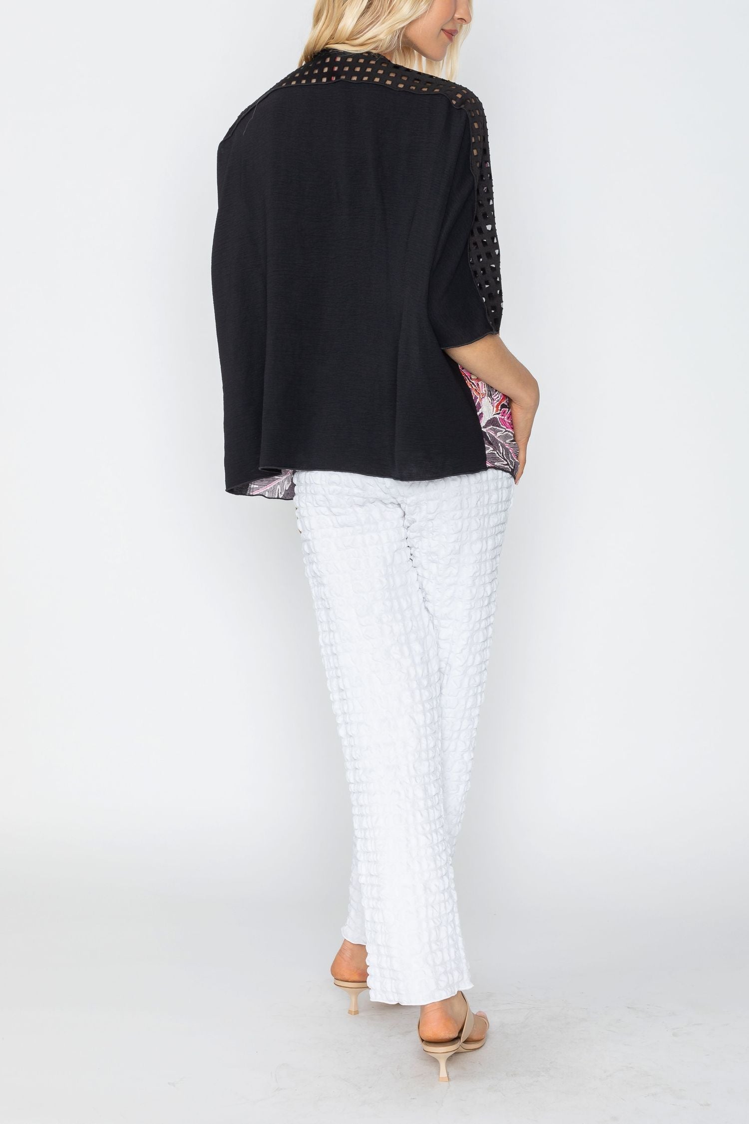 IC Collection Tropical Zip Up Tunic-IC-5772T