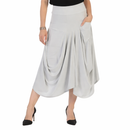 By JJ Draped Maxi Skirt with Pockets- IT-120