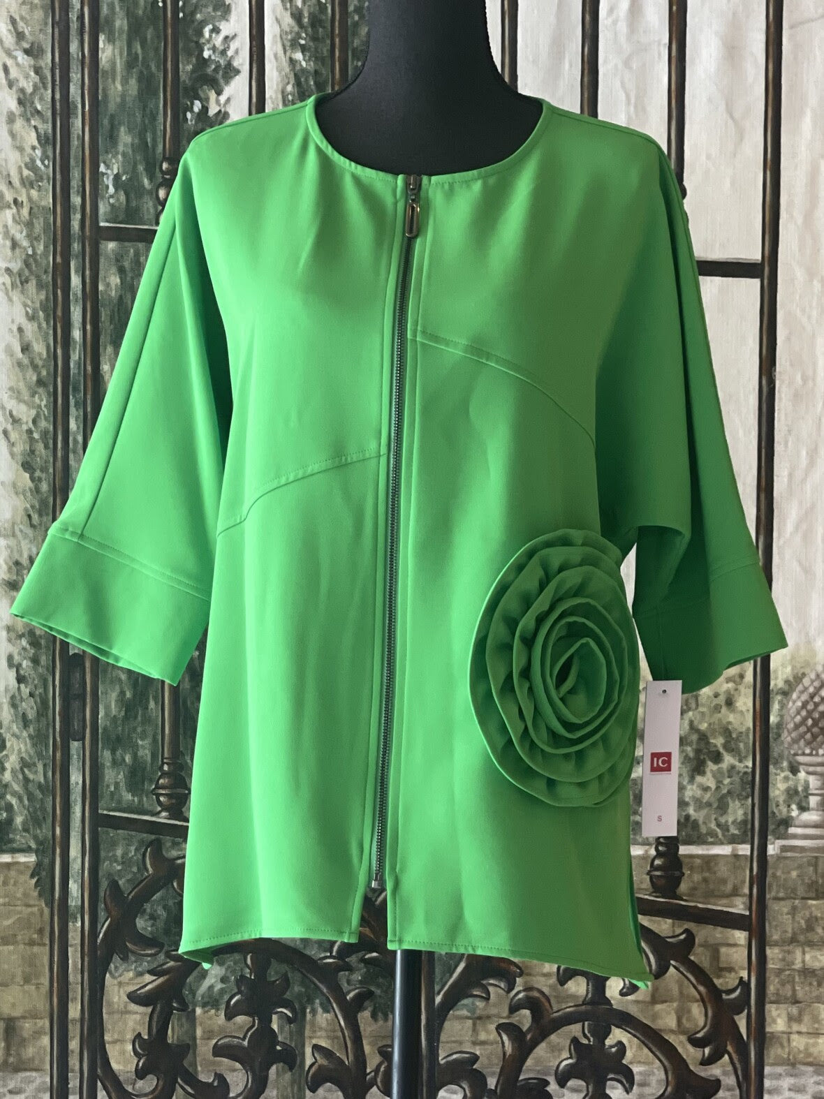 IC Collection Rose Piece Top/Jacket-IC-5862T