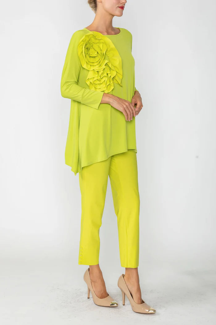Boat Neck Top with Rosette 5871T-DUP