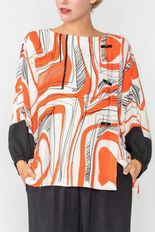 IC Collection Swirl Box Top | Unique Apparel USA
