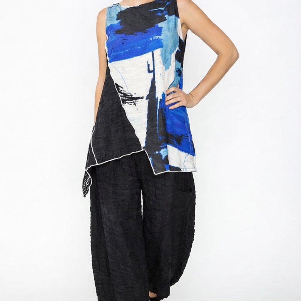 IC Collection Color Block Tank-7843T