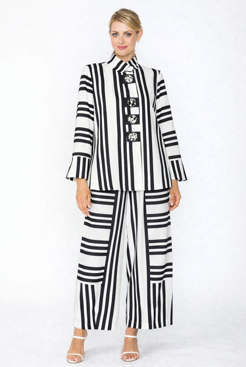 IC Collection Lantern Pant Stripe | Unique Apparel USA
