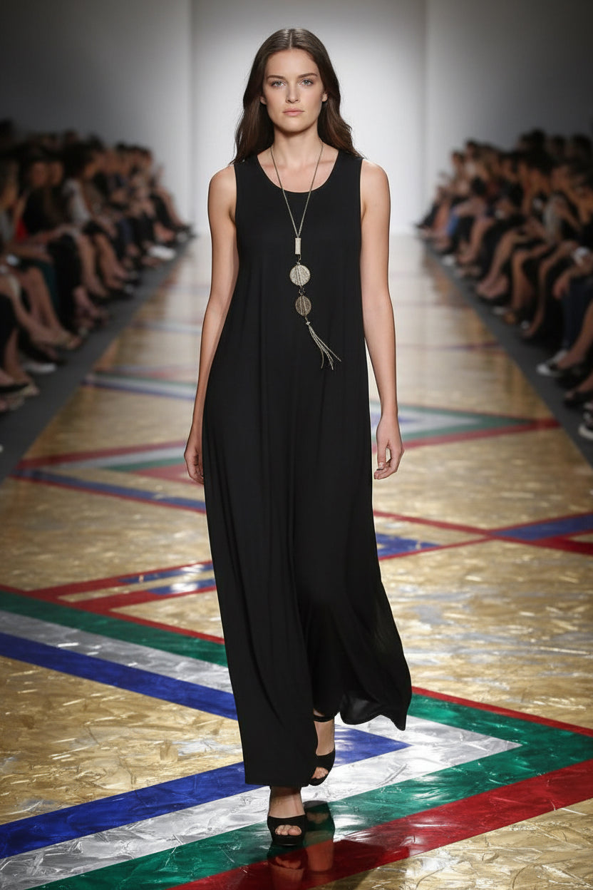 Gardy Long Sleeveless Dress-689