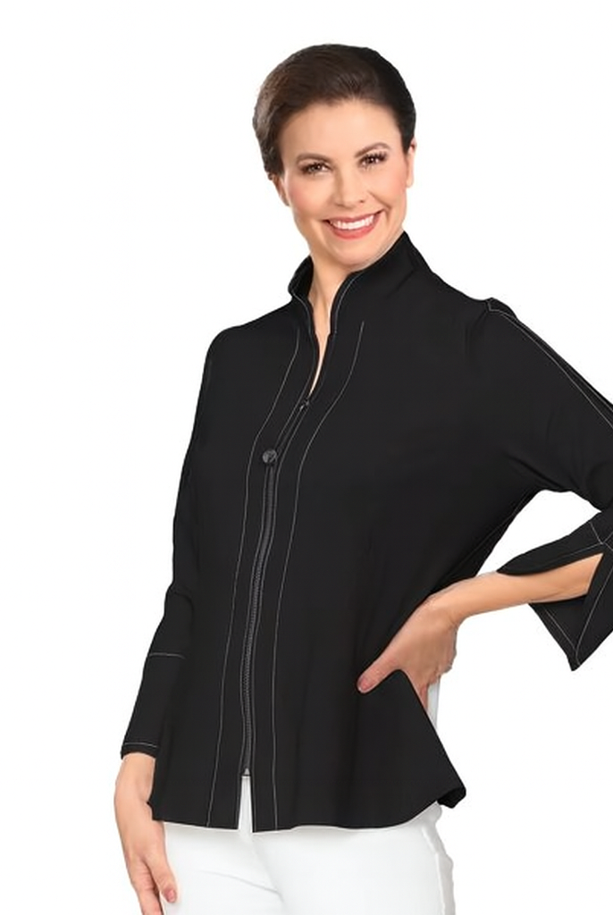 IC Collection Stitch Zip Front Jacket | Unique Apparel USA