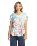 Seaside Dolman Cap Sleeve Top-60-2054