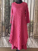 IC Collection Textured Sunday Dress-IC-6001D