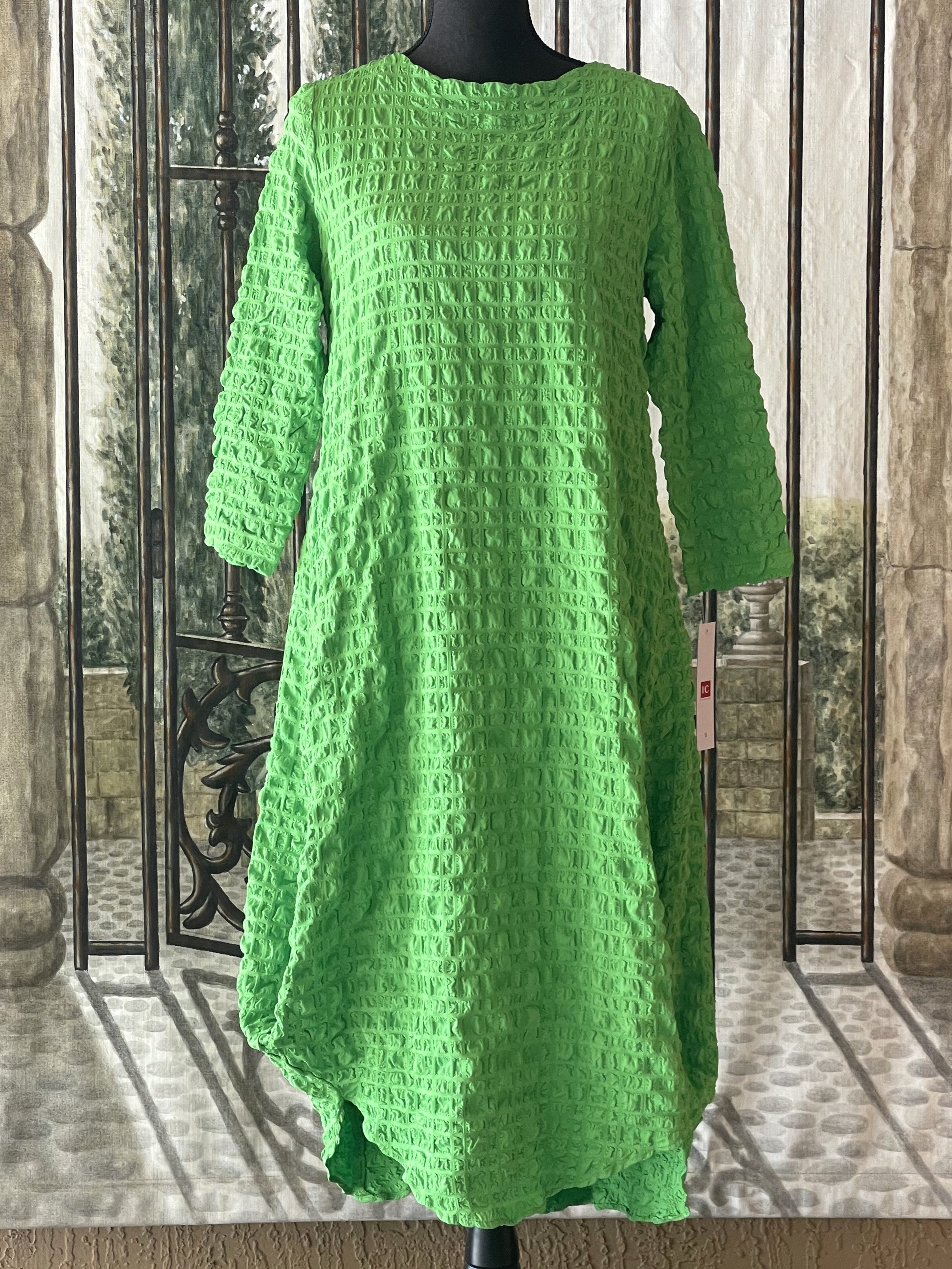 IC Collection Textured Sunday Dress-IC-6001D