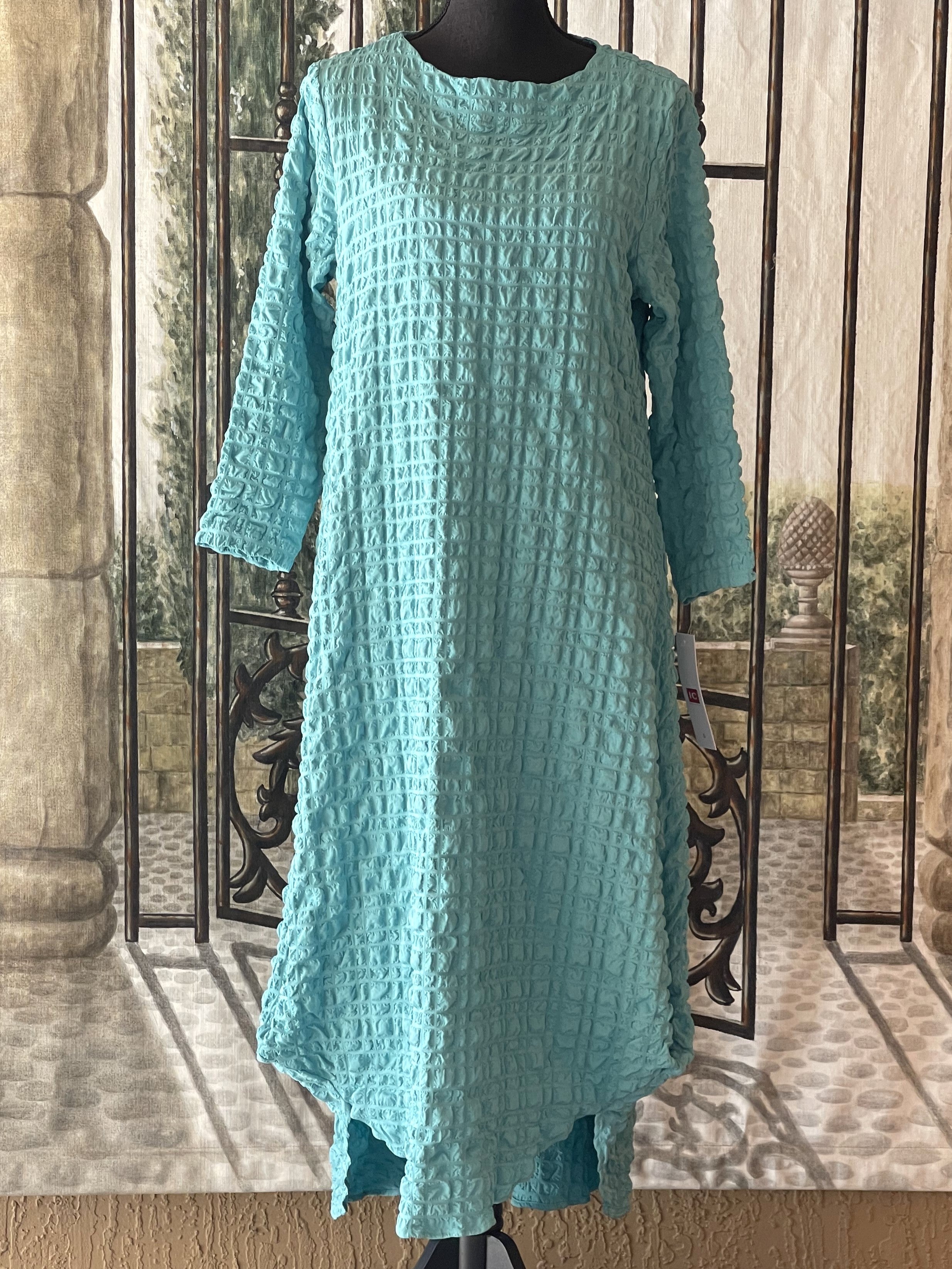 IC Collection Textured Sunday Dress-IC-6001D