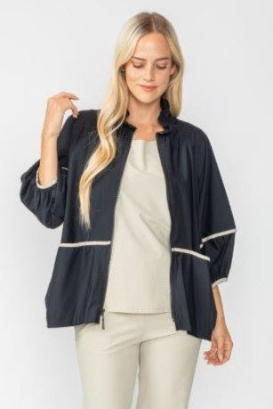 IC Collection Wire Neck Full Zip Jacket | Unique Apparel USA