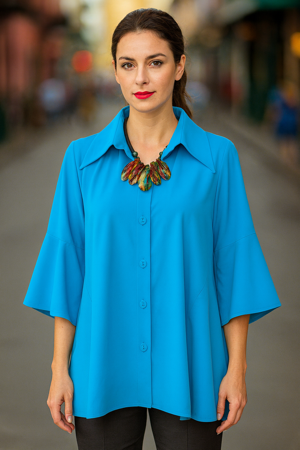 IC Collection Fashion Forward Tunic-IC-4354B