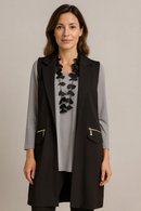 By JJ Fashion Forward Long Vest-PT-104