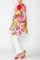 IC Collection Blossom Long Jacket With Detachable Flower-IC-6177J