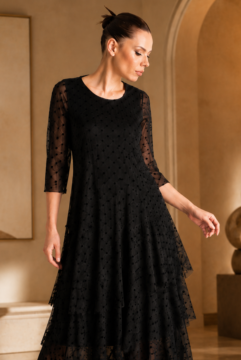 Kozan Marianna Dress SH-1350-FLOCK, view 2