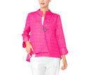 IC Collection Crinkle One Button Jacket-6288J-DUP