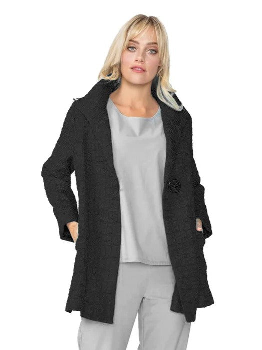 IC Collection Solid Jacquard Jacket-IC-6290J