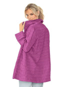 IC Collection Solid Jacquard Jacket-IC-6290J