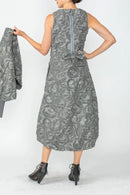 IC Collection Sleeveless Embossed Dress-IC-6400D