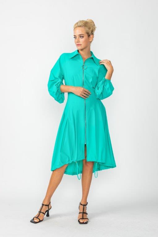 Flared Sleeve Cinched Waist Jacket-6428J