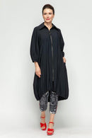 Flared Sleeve Cinched Waist Jacket-6428J