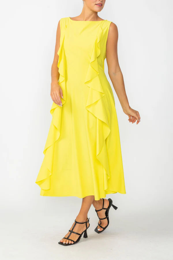 Sleeveless Ruffle Dress 6429D-DUP2 | Unique Apparel USA