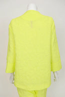 IC Collection One Button Textured Jacket 6439J-NEON