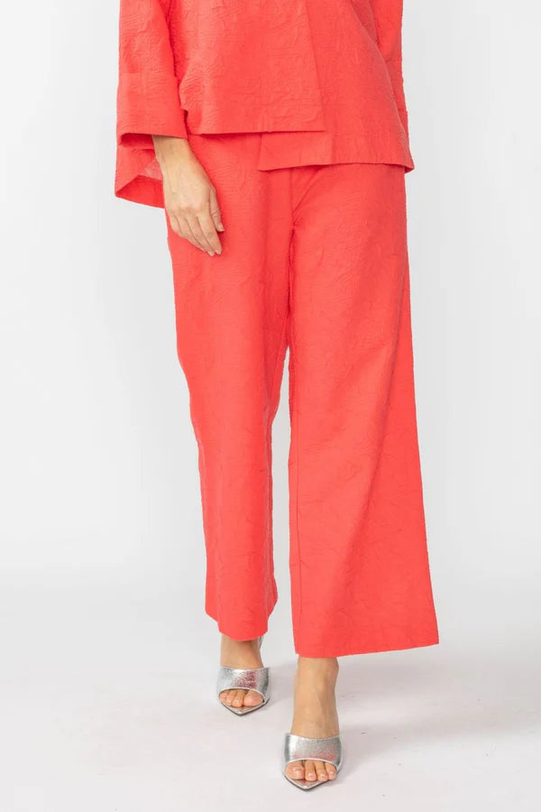 IC Collection Textured Straight Pants-6440P