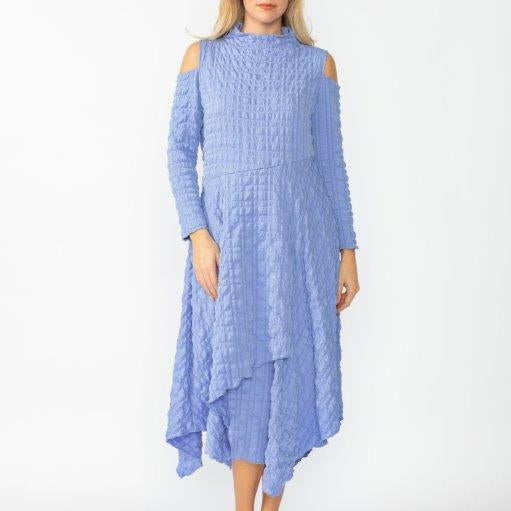 Bubble Cold Shoulder Dress 6452D