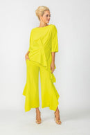 IC Collection Tulip Side Ruffle Pant-IC-6425P