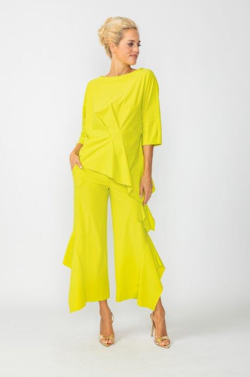 IC Collection Tulip Side Ruffle Pant-IC-6425P