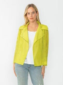 IC Collection Mesh Biker Jacket-IC-6462J