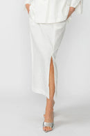 Side Split Pencil Skirt-6468S-DUP