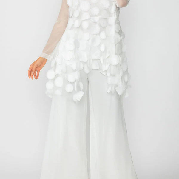 IC Collection Petal Sleeve Top 6495T