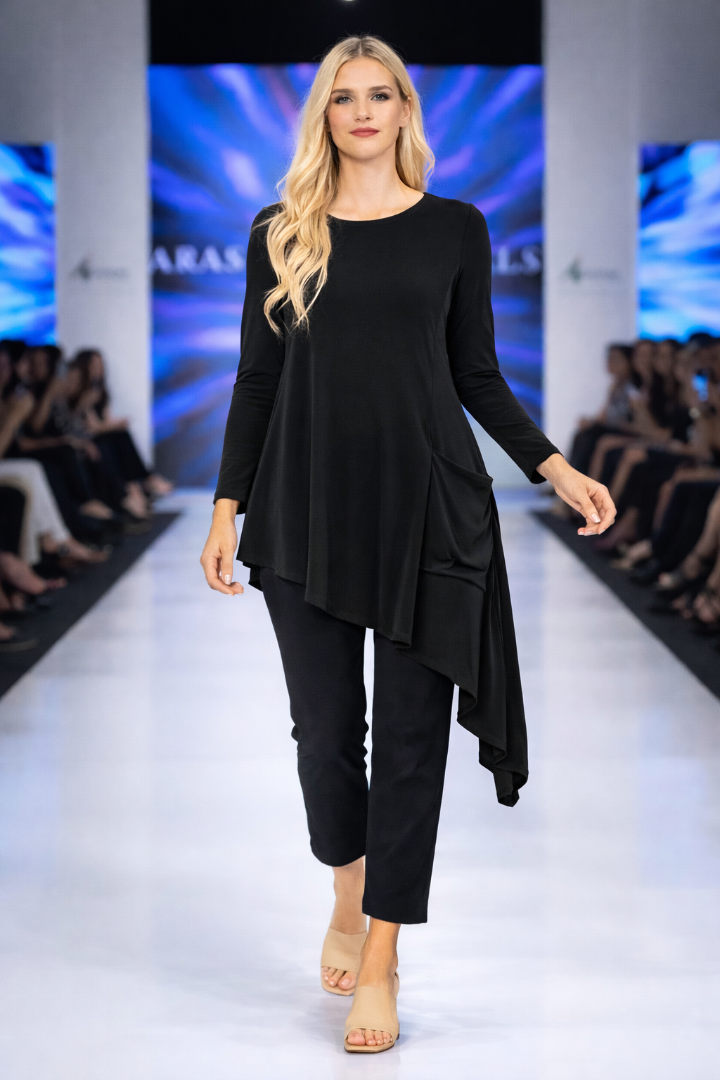 IC Collection Asymmetric Tunic-IC-2718T