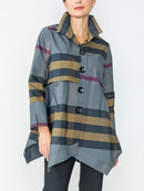 IC Collection Berry Asymmetrical Jacket-IC-6623J