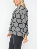 IC Collection One Button Honey Jacket-IC-6628J