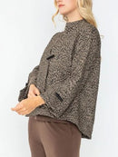 IC Collection One Button Speckle Jacket-IC-6750J