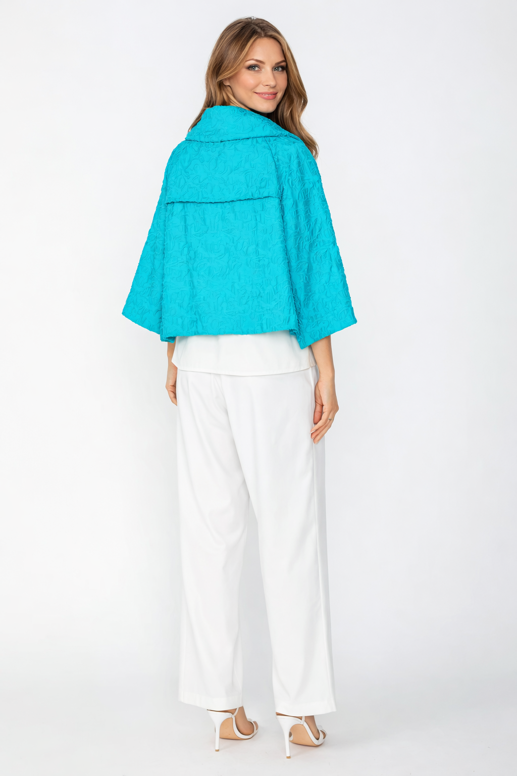 IC Collection Crop Collar Jacket-7786J