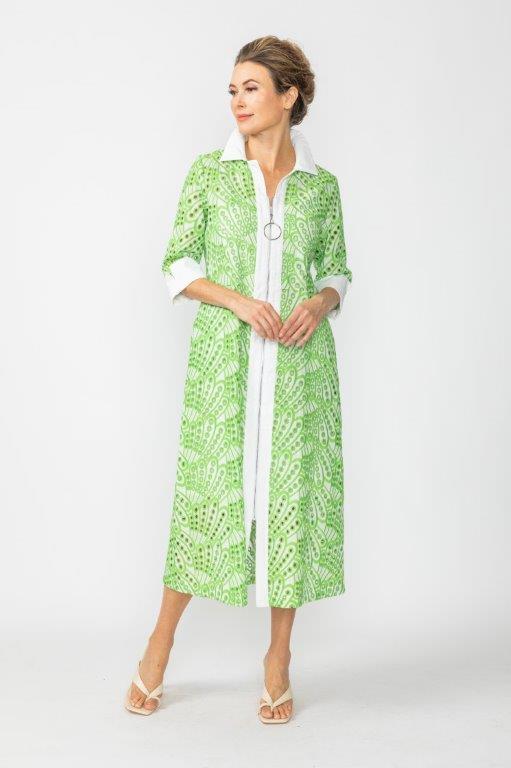 IC Collection Zip Front Dress-6843D