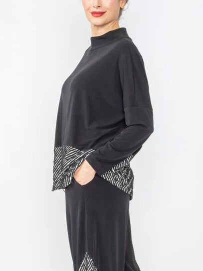 IC Collection Tunk Boat Collar Top-IC-6901T