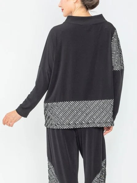 IC Collection Tunk Boat Collar Top-IC-6901T