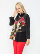 IC Collection Blossom Tapestry Jacket-IC-6909J