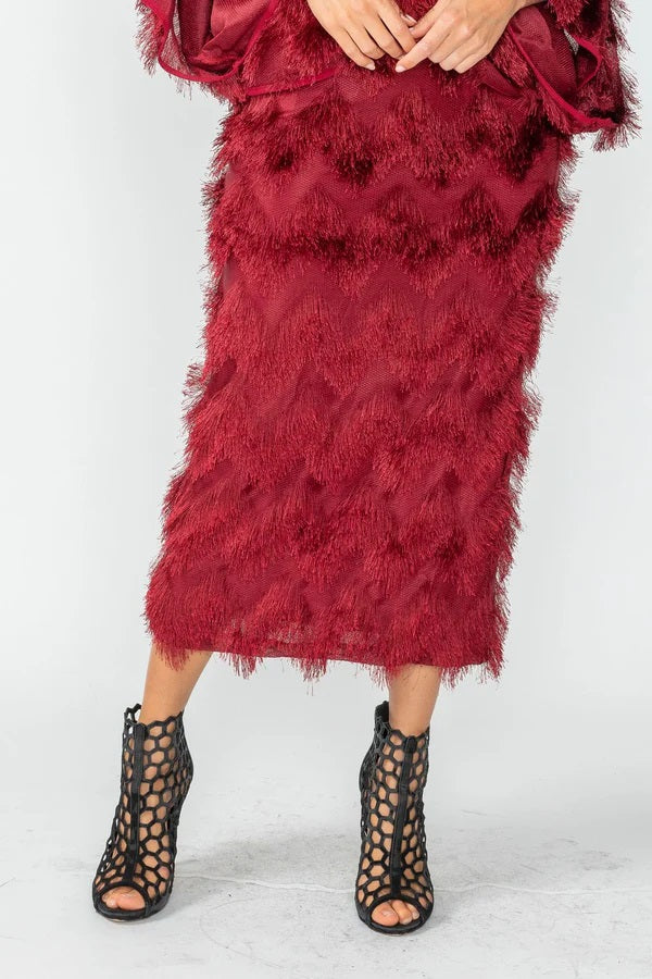 IC Collection Wave Feather Skirt-IC-6926S